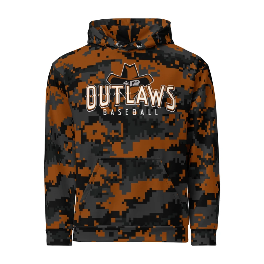 Outlaws Baseball Digital Camo Hoodie