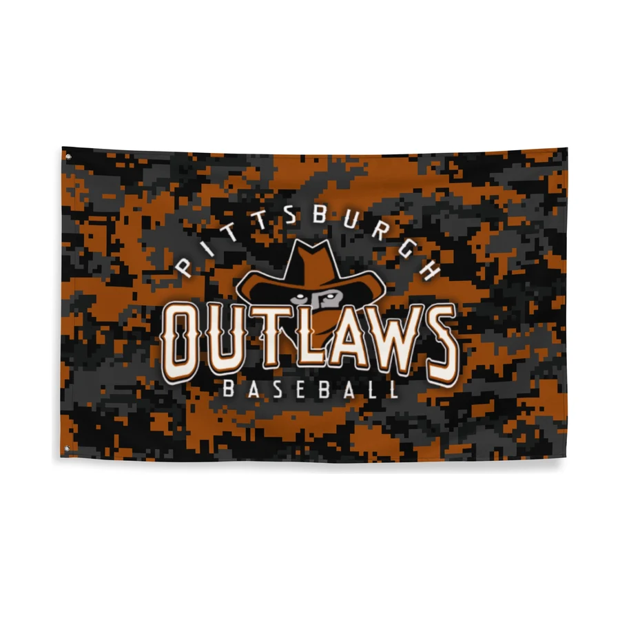 Outlaws Baseball Team Flag