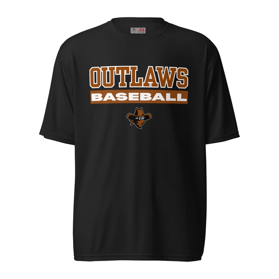 Outlaws Baseball Performance Tee