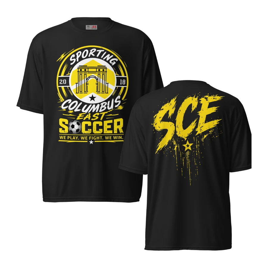 SCE Soccer Team Tee, Front & Back